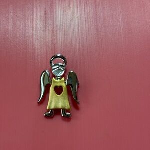 Silver and Gold Angel Pin